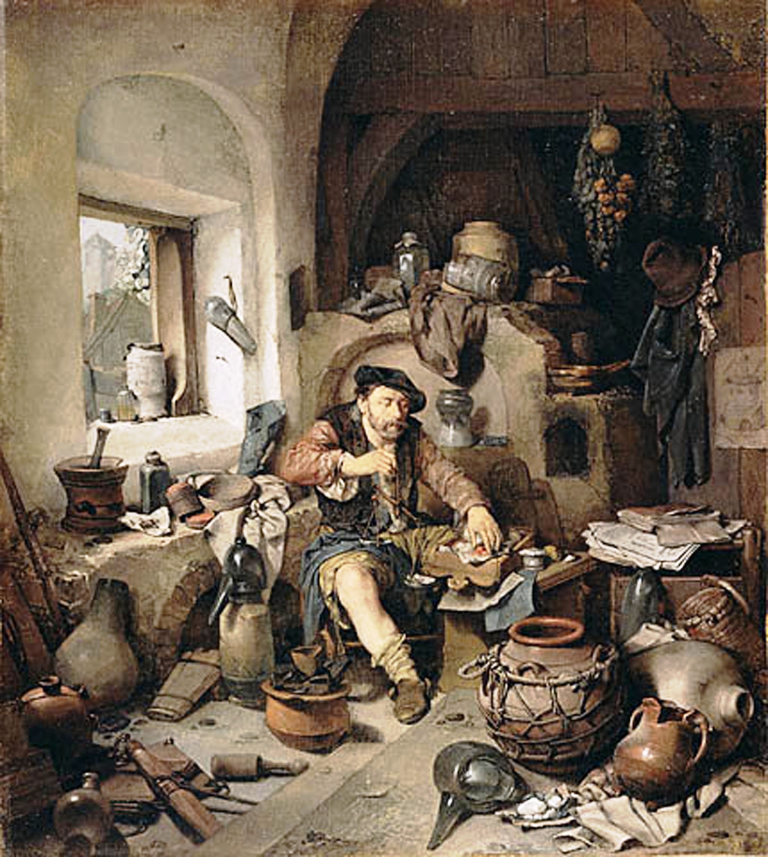 'O Alquimista'. Cornelis Pietersz Bega