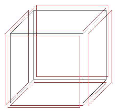 cubo faces quadrados
