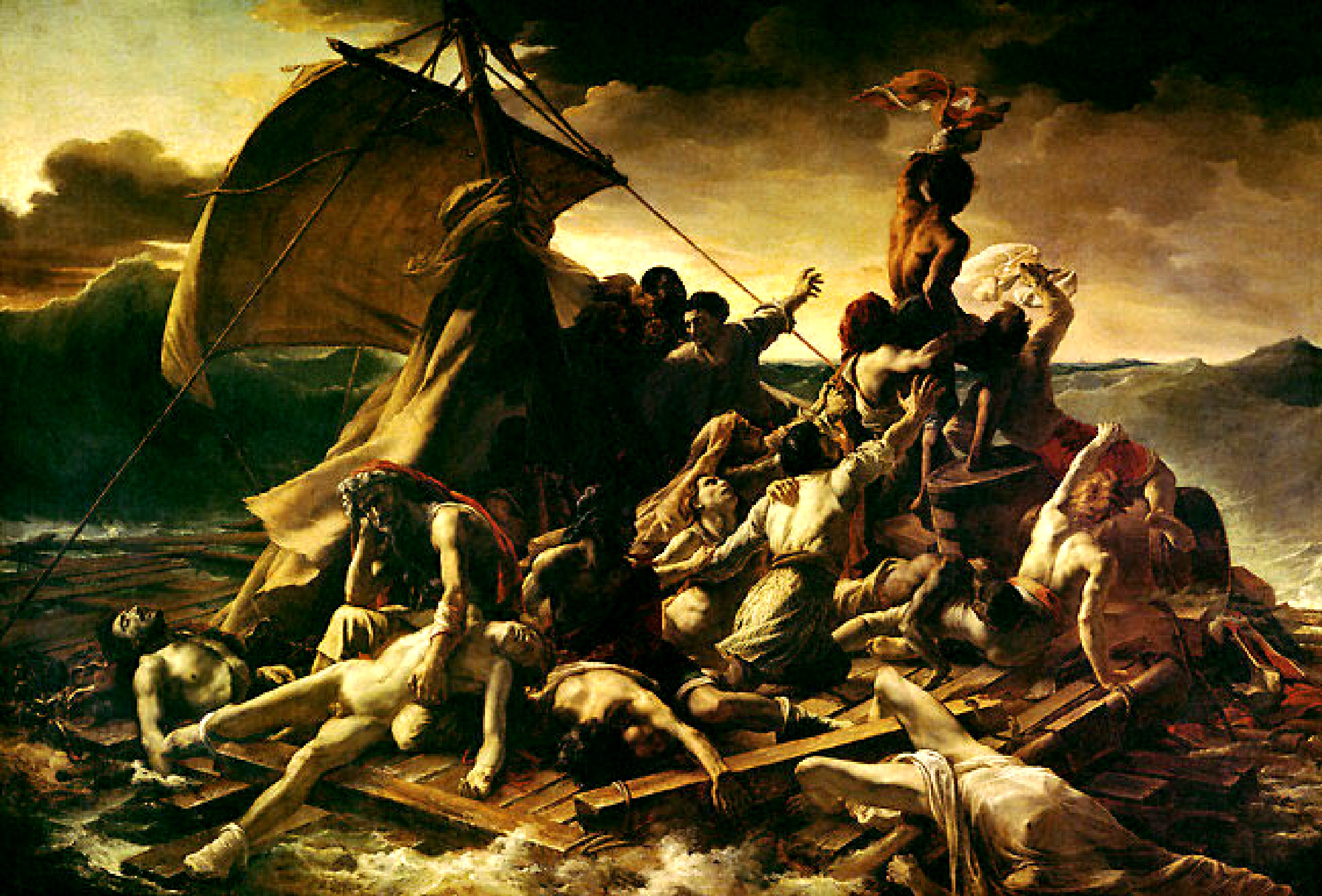 'Le Radeau de la Méduse'. Géricault