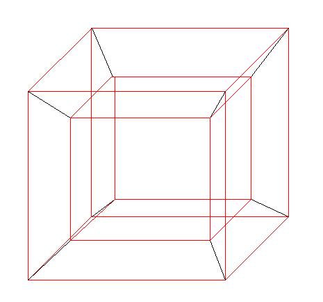 hipercubo faces cubos