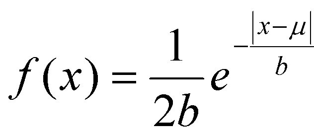 distribuição de Laplace