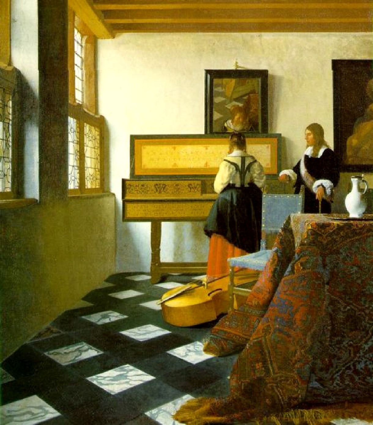 'A aula de música ', Vermeer