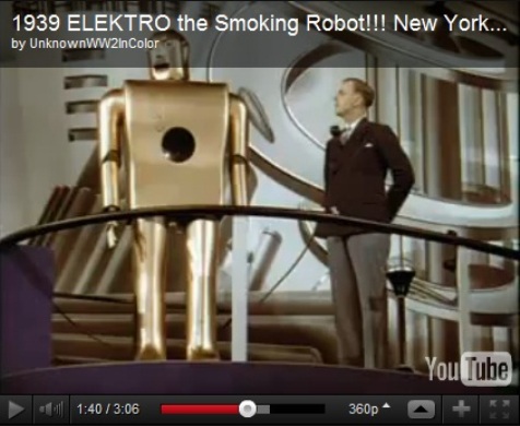 vídeo 'Elektro, o Robô Falante'